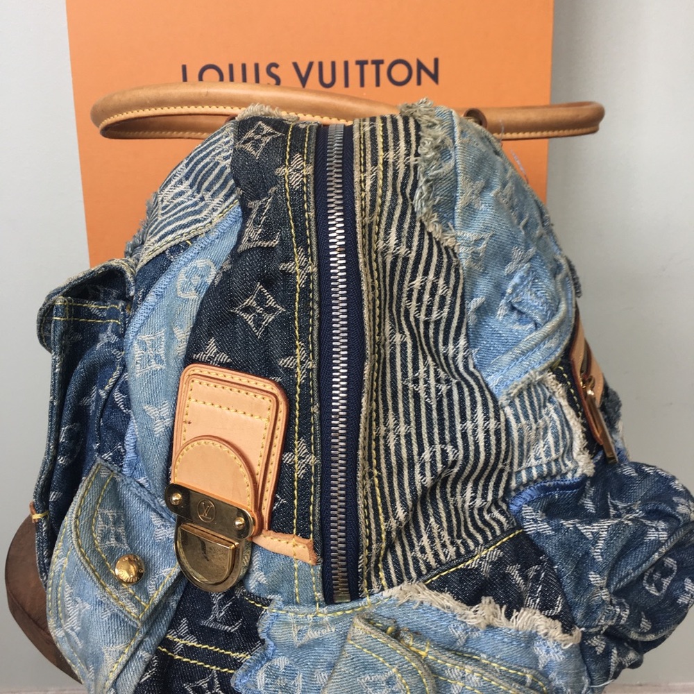 Louis Vuitton Limited Edition  Denim Bowly bag - Picture 3 of 8